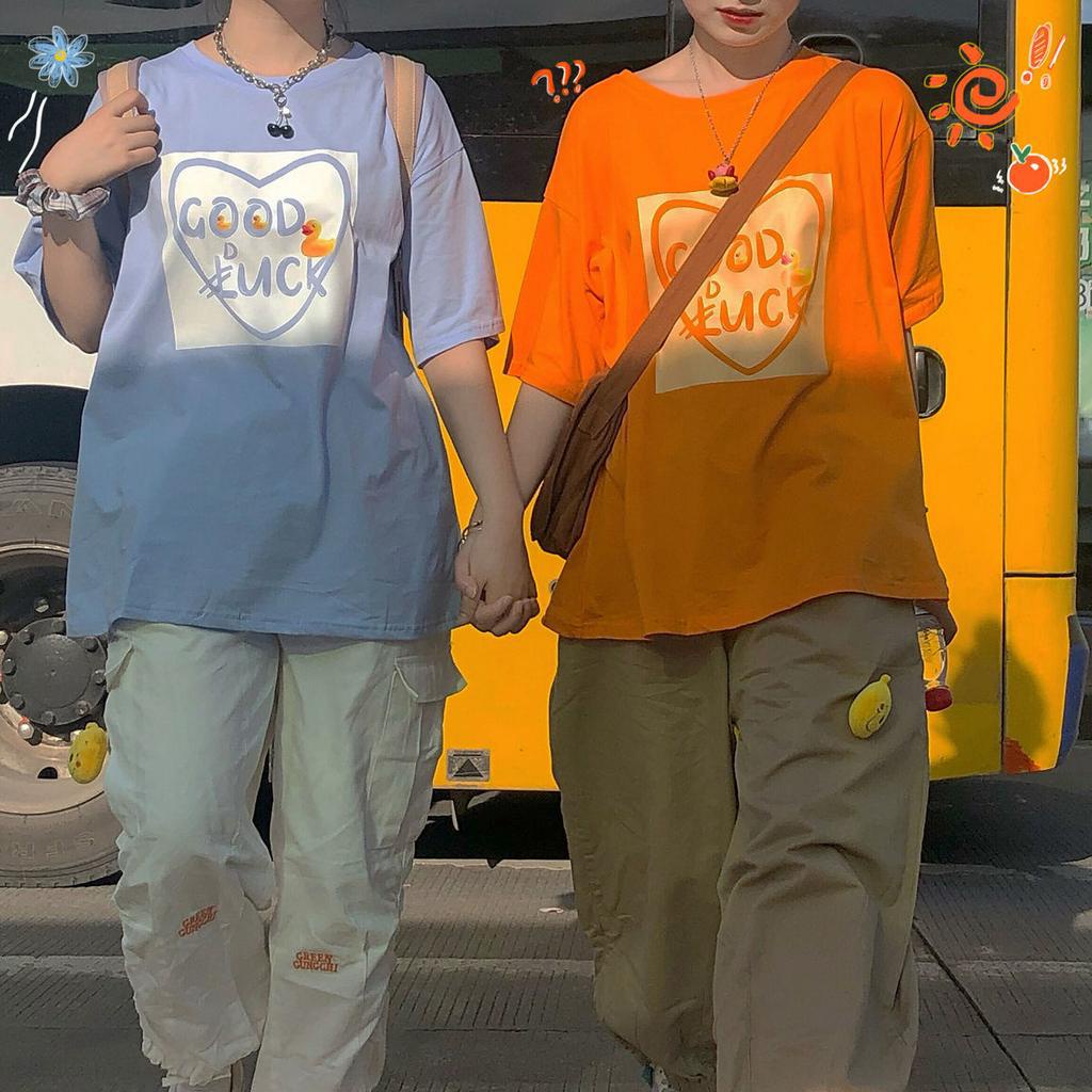 Áo Phông Nữ Summer New Cute Print Short Sleeve T-shirt Female Students