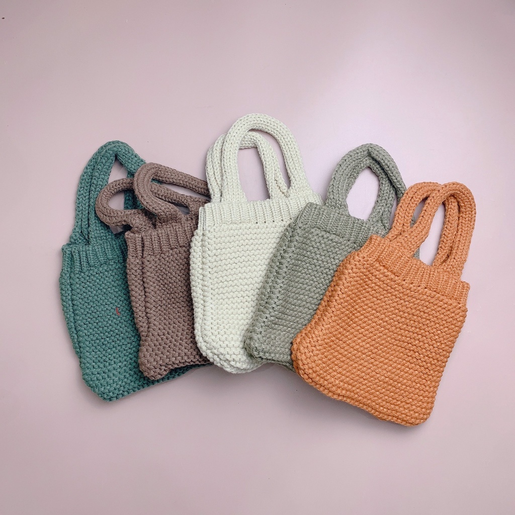 Túi xách len nhiều màu