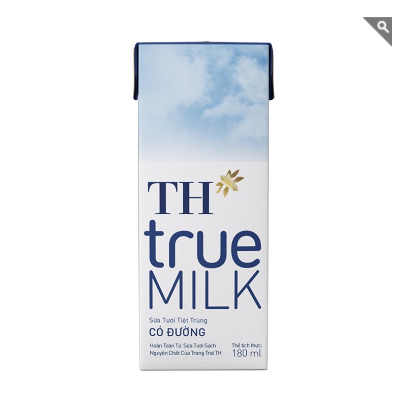Thùng sữa TH True Milk 180ml (1 thùng 48 hộp)