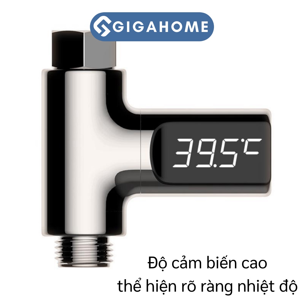Nhiệt Kế Vòi Sen, Van Cảm Biến Nhiệt Độ Mây Nước Nóng GIGAHOME 8813
