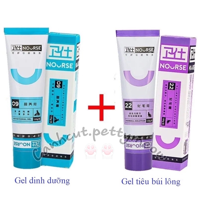 GEL TIÊU BÚI LÔNG NOURSE 22+ GEL DINH DƯỠNG NOURSE 01