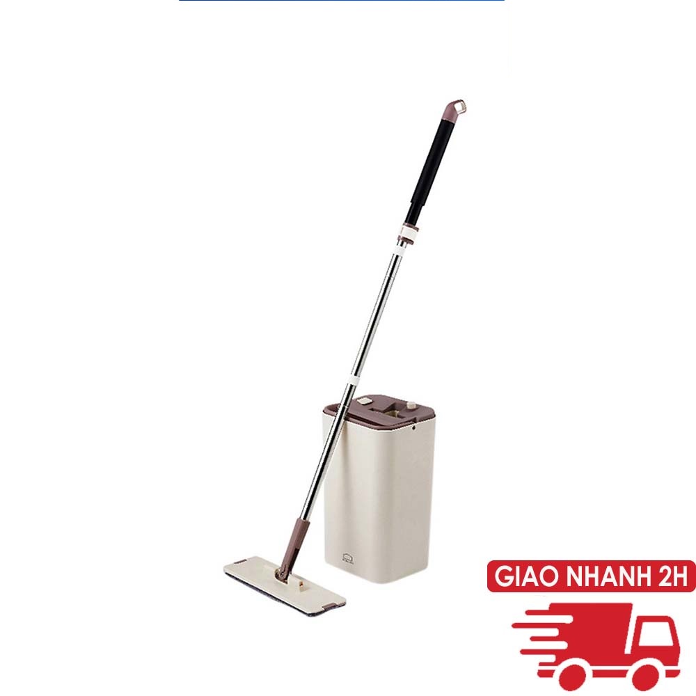Bộ Cây Lau Nhà Lock&Lock Squeeze Flat Mop ETM471