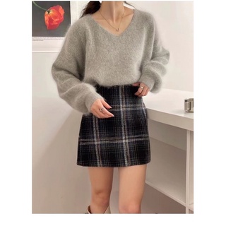 chân váy dạ chữ A
