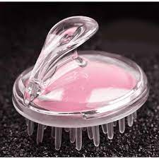 Lược gội đầu gai silicon mát xa da đầu tiện dụng - Bàn chải gội đầu silicon mềm giúp thư giãn da đầu
