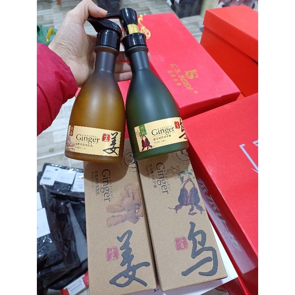 Gội xả Ginger Natural giảm rụng chiết xuất gừng tươi