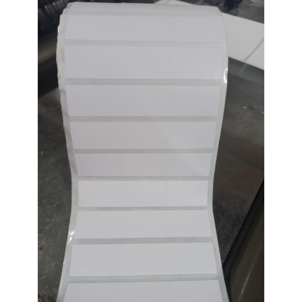 Giấy In nhiệt. in Mã Vạch 25x15 3 Tem  - 1hàng 3 Tem