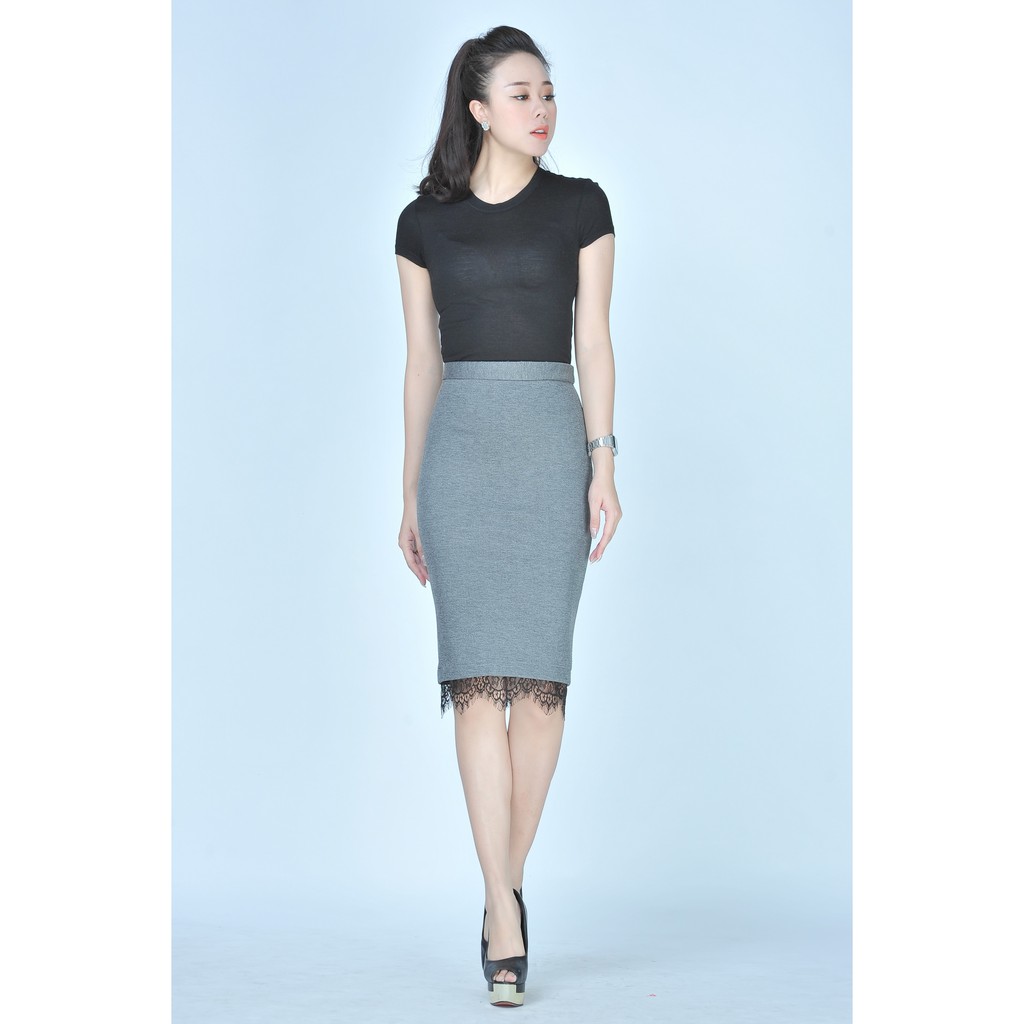 [CO MAYCA] Chân váy công sở nữ viền ren K20 | BigBuy360 - bigbuy360.vn