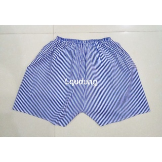 Quần đùi nam người già kẻ sọc 45-65kg