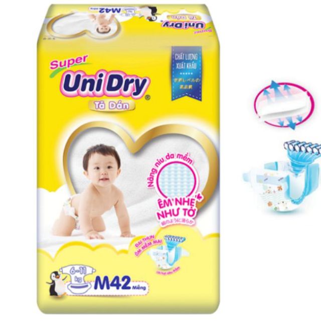 [Mẫu mới] TÃ DÁN UNIDRY S48/M42/L38/XL34 (Không quà)