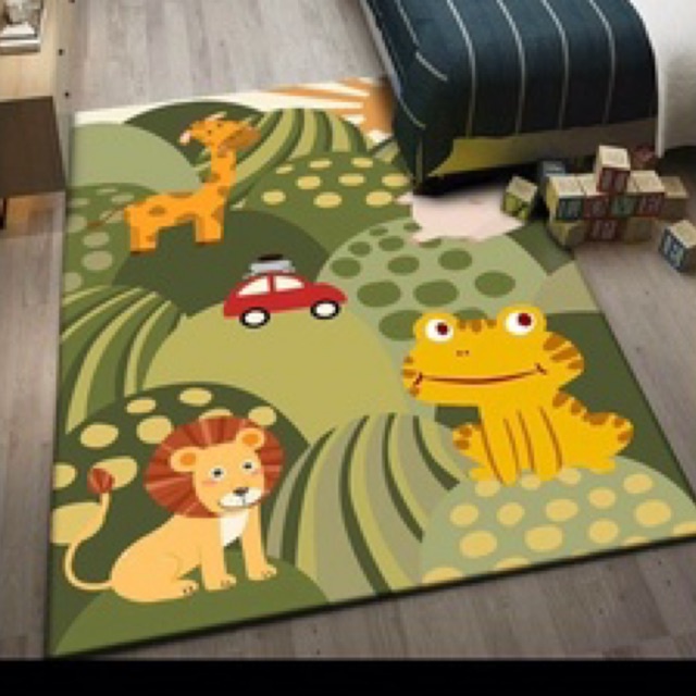 Thảm bali trải sàn trang trí phòng  cho các bé yêu (m6x2m3)