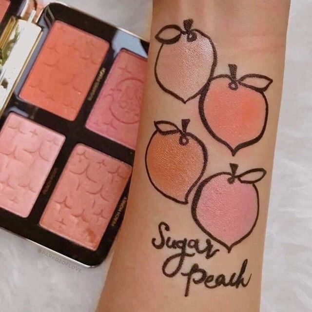 Bảng Too Faced Sugar Peach Wet and Dry Face & Eye Palette | BigBuy360 - bigbuy360.vn