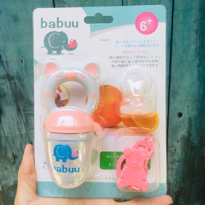 Túi nhai ăn dặm Babuu cho bé tập ăn