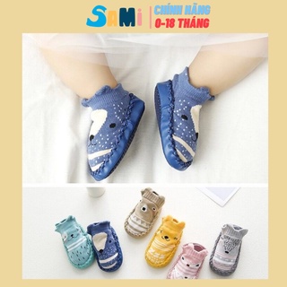 1 đôi tất đập đi, vớ tập đi có chống trượt cho bé cho bé từ 0-24 tháng tuổi