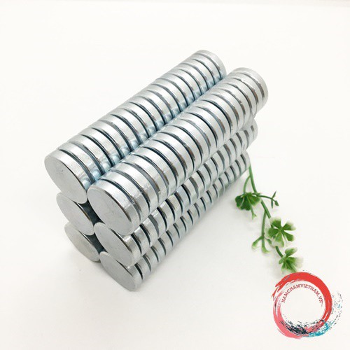 Nam Châm Viên Kích Thước 25x3 Mạ Kẽm Lực Từ N35 Giá Khuyến Mại