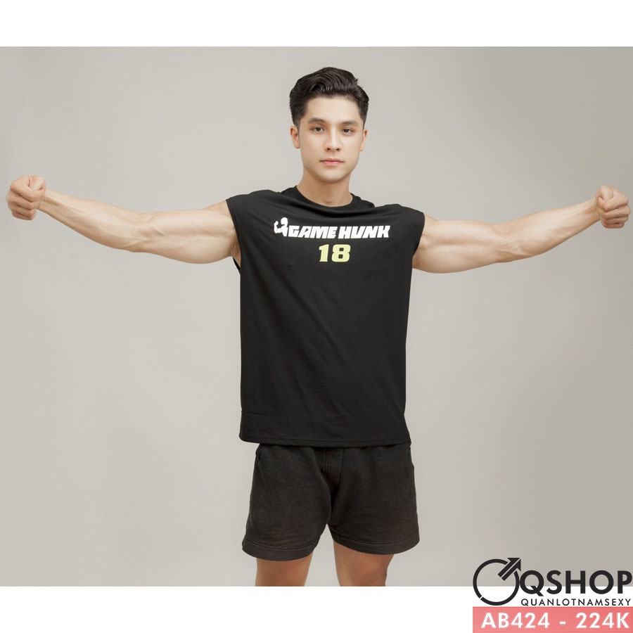 Áo tanktop đi chơi, thể thao, gym QSHOP AB424