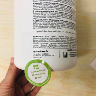 Ủ Tóc Fanola Nutri Care Restructuring Mask 1500ml