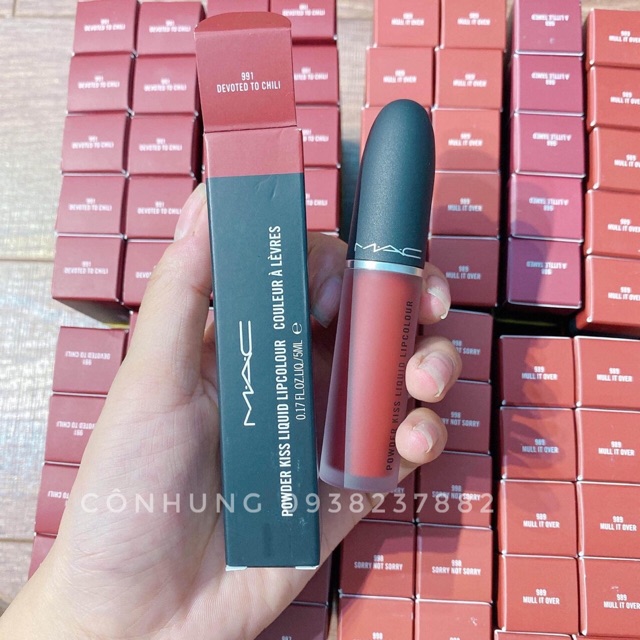 Son kem MAC devoted to chili 991