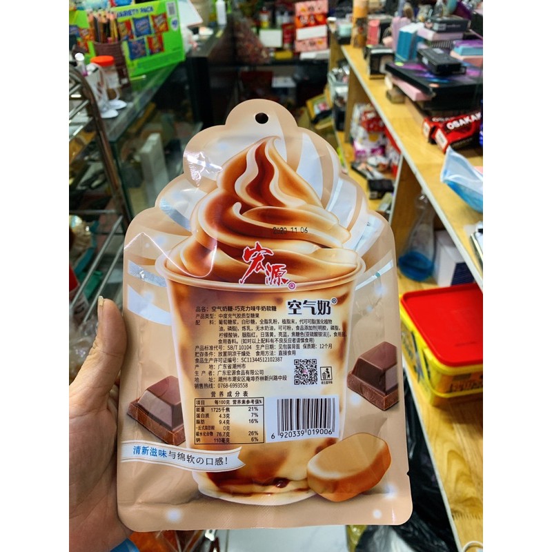 kẹo cream sữa đủ vị