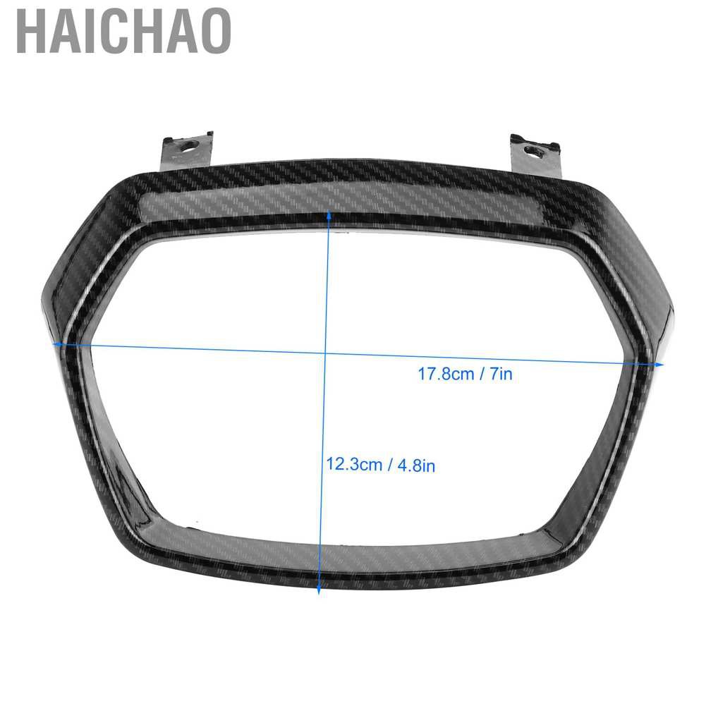 Haichao ABS Headlight Guard Cover Bezel Protection Fit for VESPA Sprint 125/150 2017-2020