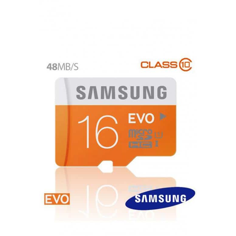 Thẻ Nhớ Sam Sung 80MB/S 16GB EVO Class 10- Bảo hành 5 năm !