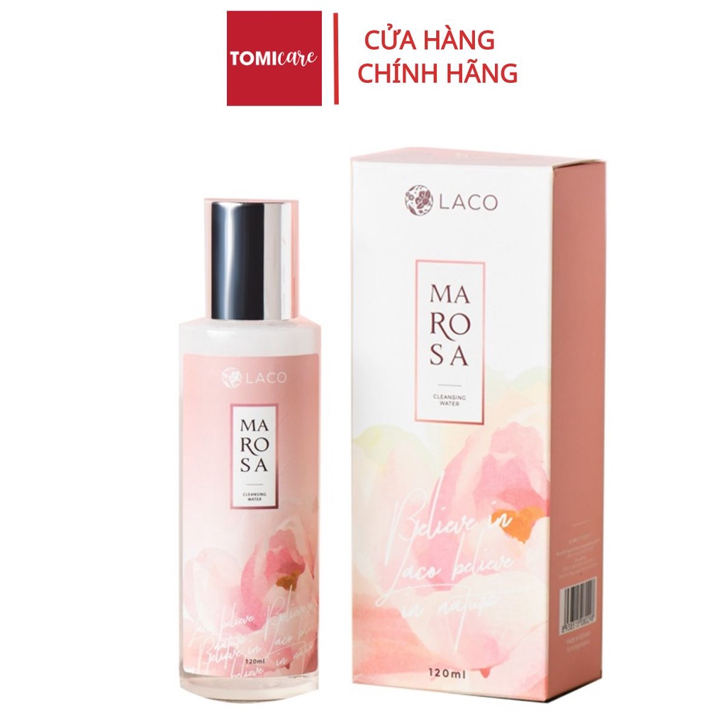 Tẩy trang nhũ hoá MAROSA LACO 120ml cho làn da mịn màng và sạch sâu