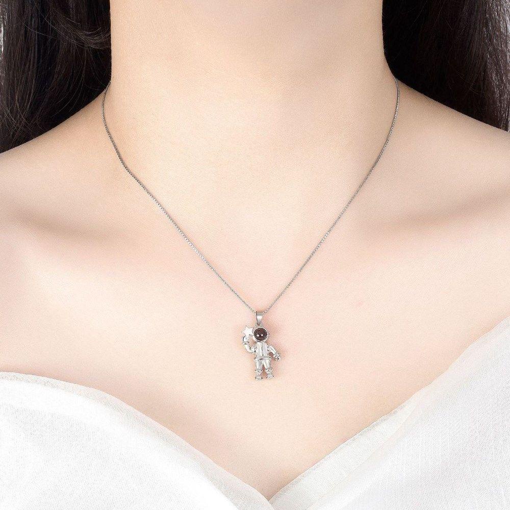 Vòng cổ Mặt Máy Chiếu LOMBARD Độc Đáo Thời Trang Cho Cặp Đôi|Vòng cổ Phong Cách Hàn Quốc