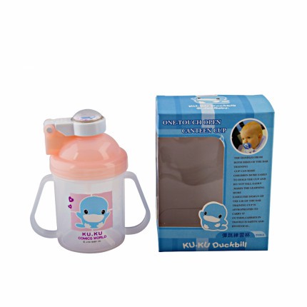 BÌNH UỐNG NƯỚC CÓ TAY CẦM KUKU KU5321 - 250ML