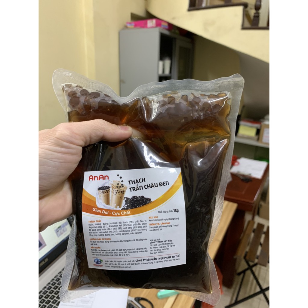 Thạch Trân Châu 3q Trắng Giòn / Trân Châu 3q Đen Caramel Giòn Túi 1kg Tiện Dụng | BigBuy360 - bigbuy360.vn