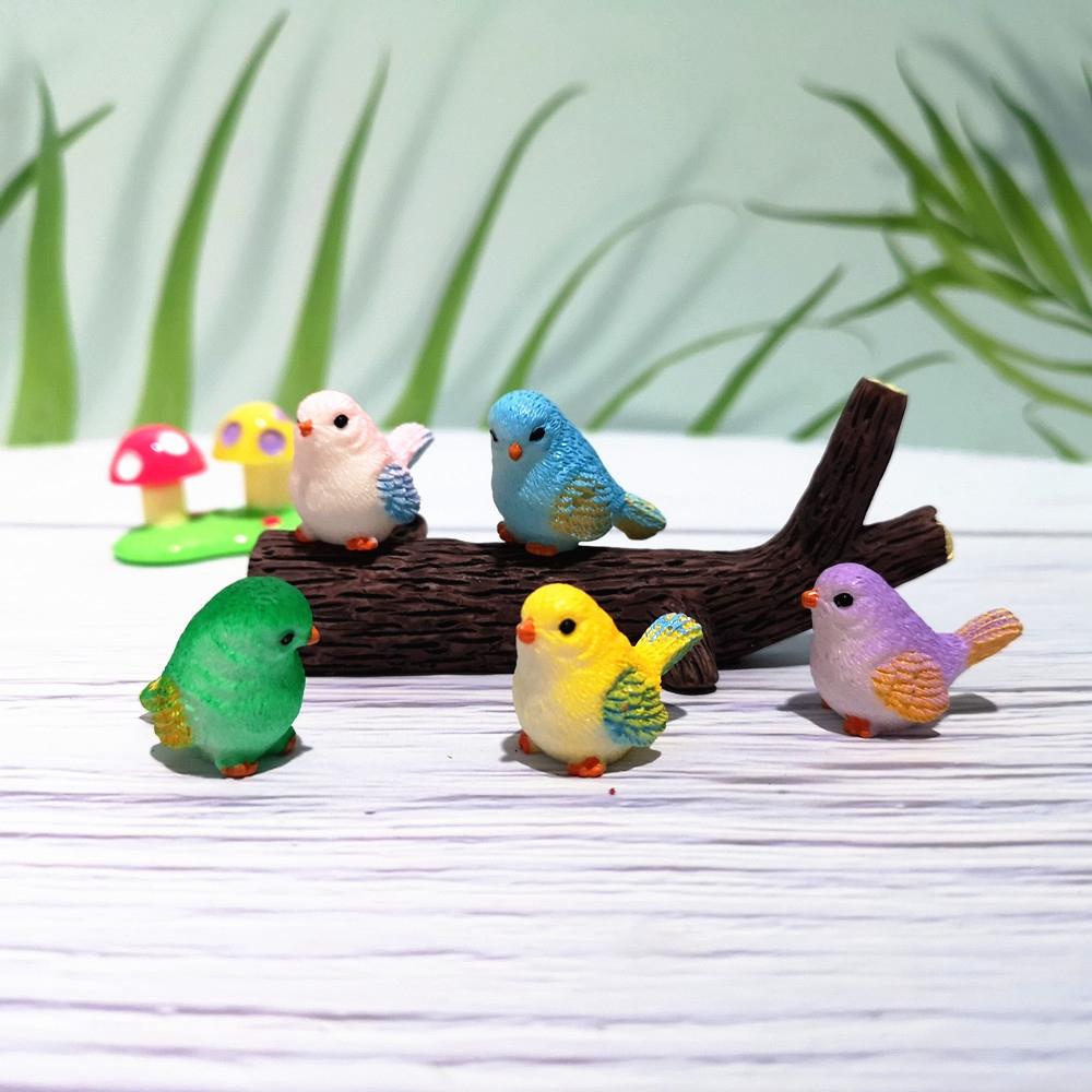 Mô Hình Chú Chim Nhỏ Bằng Kính Dùng Trang Trí Sân Vườn