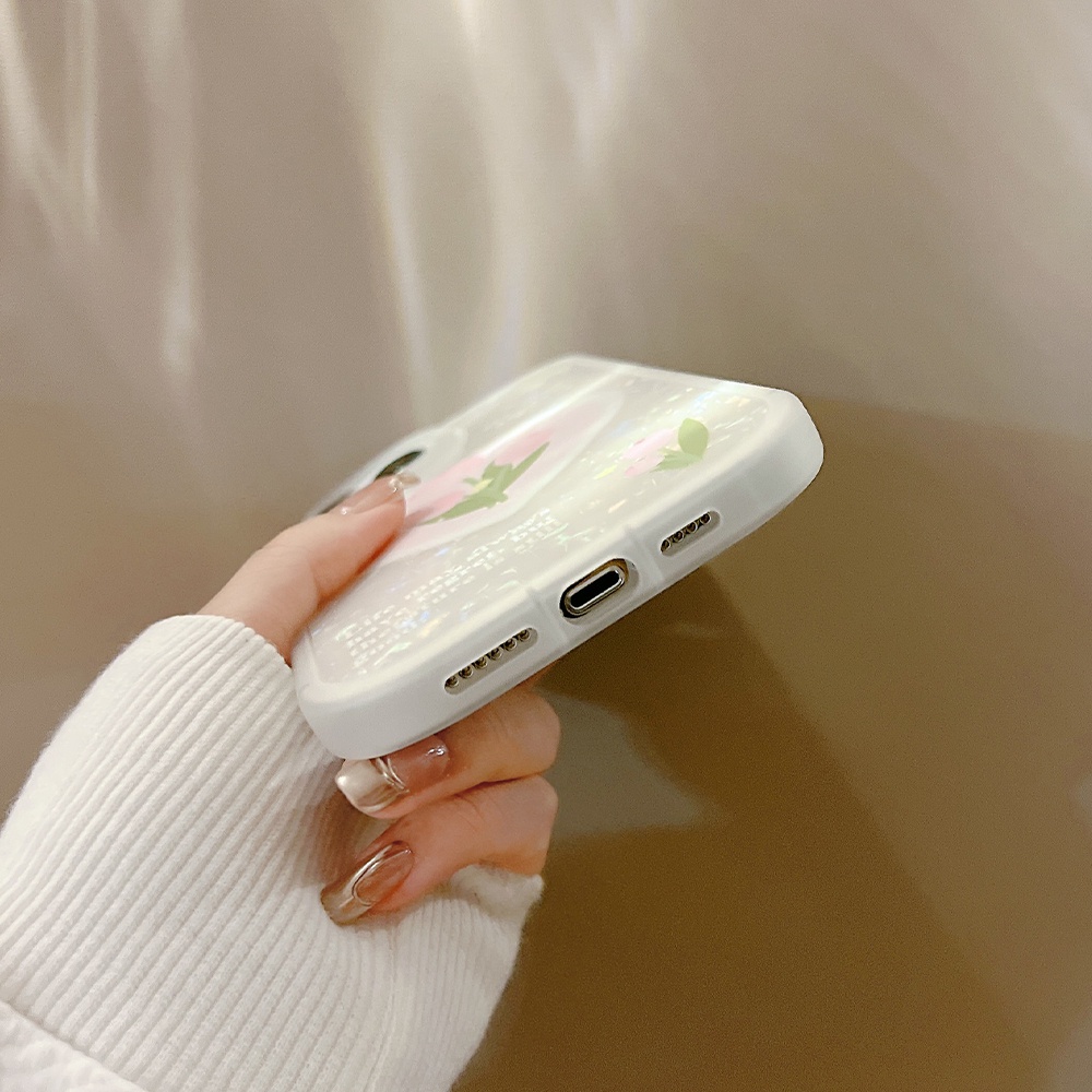 Ốp Điện Thoại TPU Mềm Chống Sốc Hình Hoa Cho iPhone 11 12 13 Pro max mini XS max xr 7 8 se2020 plus