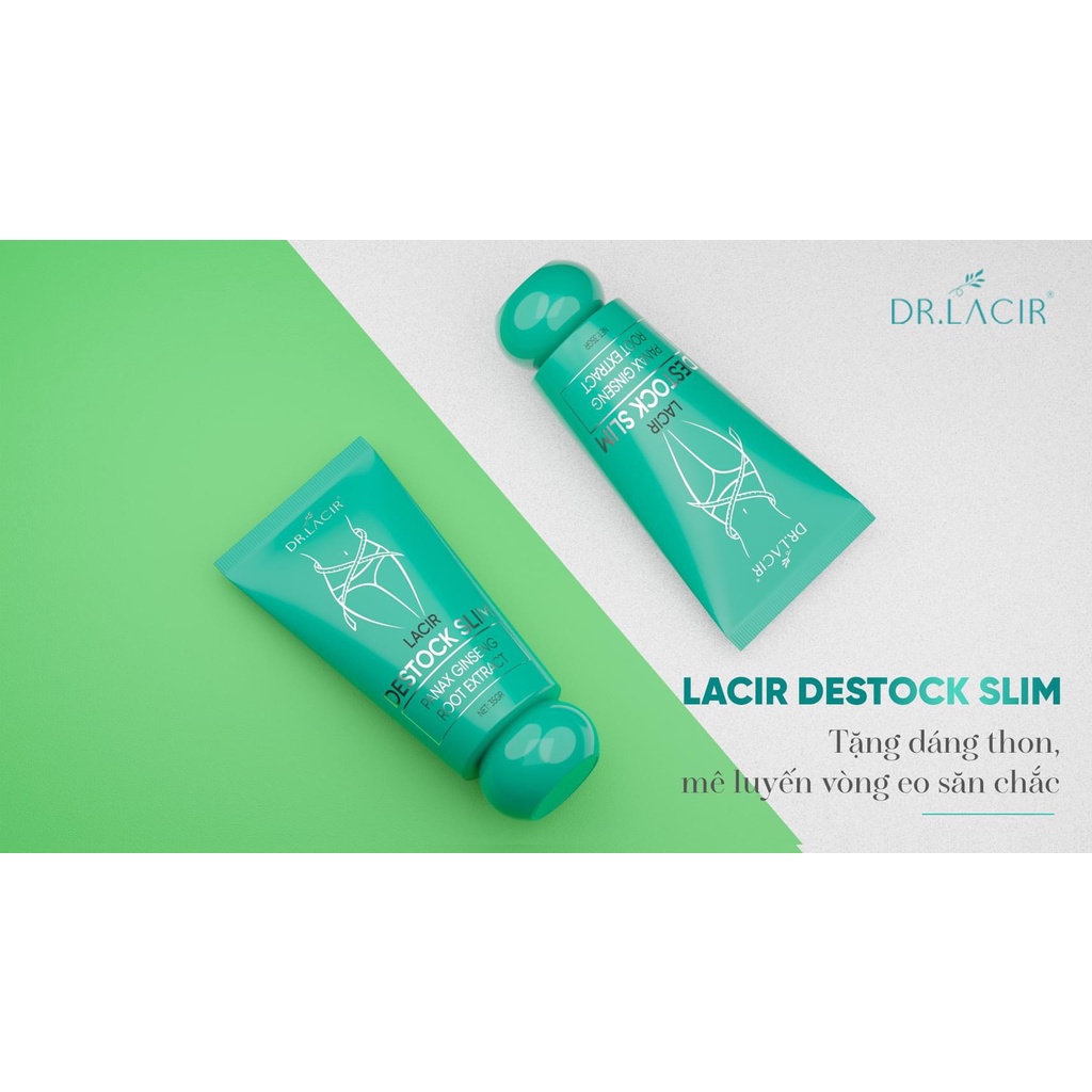 Mini Kem Tan Mỡ Destock Slim Drlacir,hộp35gr Giúp hỗ trợ giảm số đo các vòng trên cơ thể