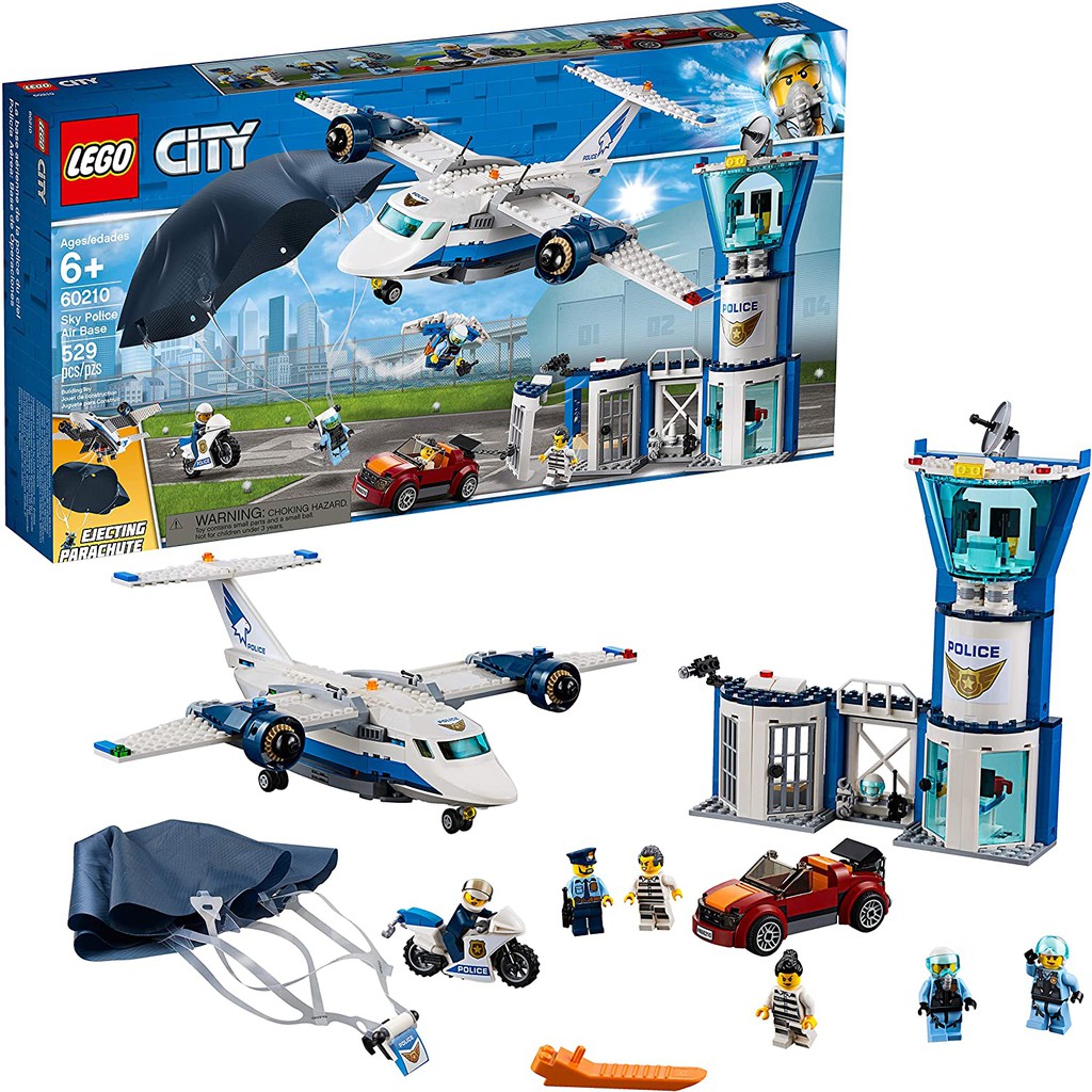 Đồ chơi LEGO CITY - Trạm Cảnh Sát Bầu Trời - Mã SP 60210