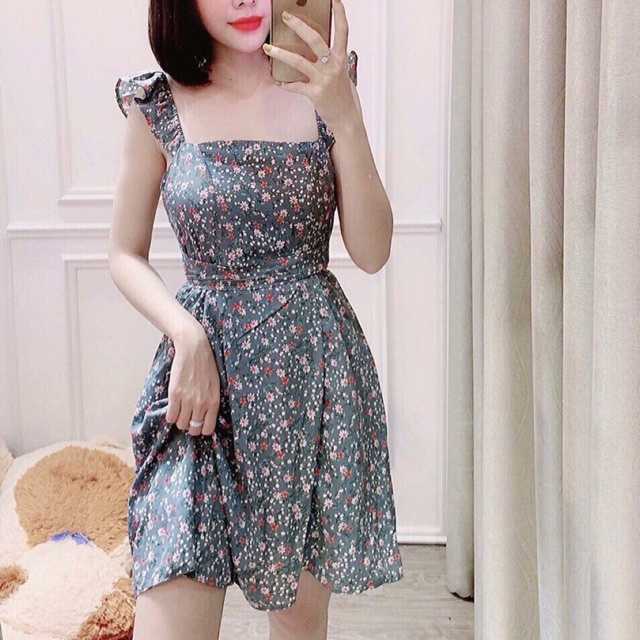 Đầm hoa vintage
