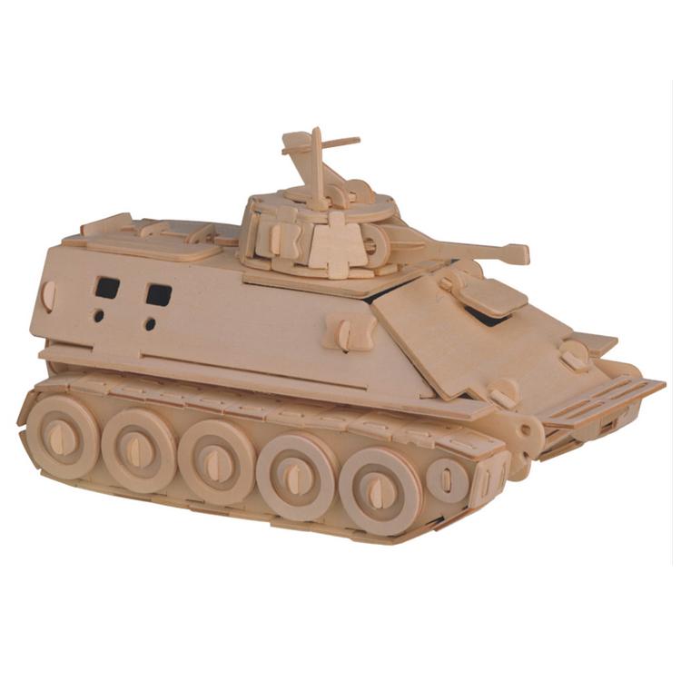 Đồ chơi lắp ráp gỗ 3d mô hình xe tăng infantry chariot g-p053