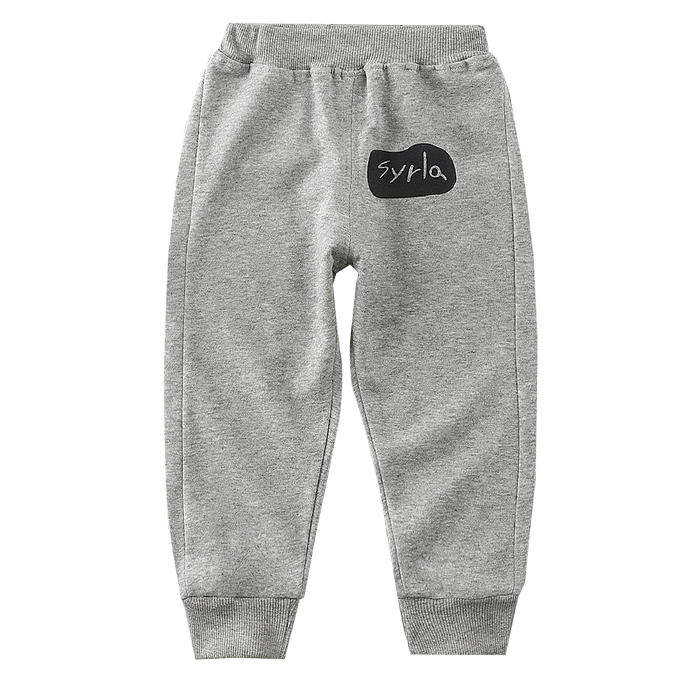 Quần Jogger Cotton Màu Trơn Cho Bé