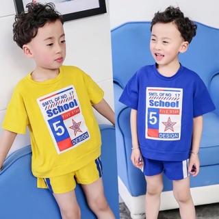 Bộ cotton bé trai bé gái 2-6Y