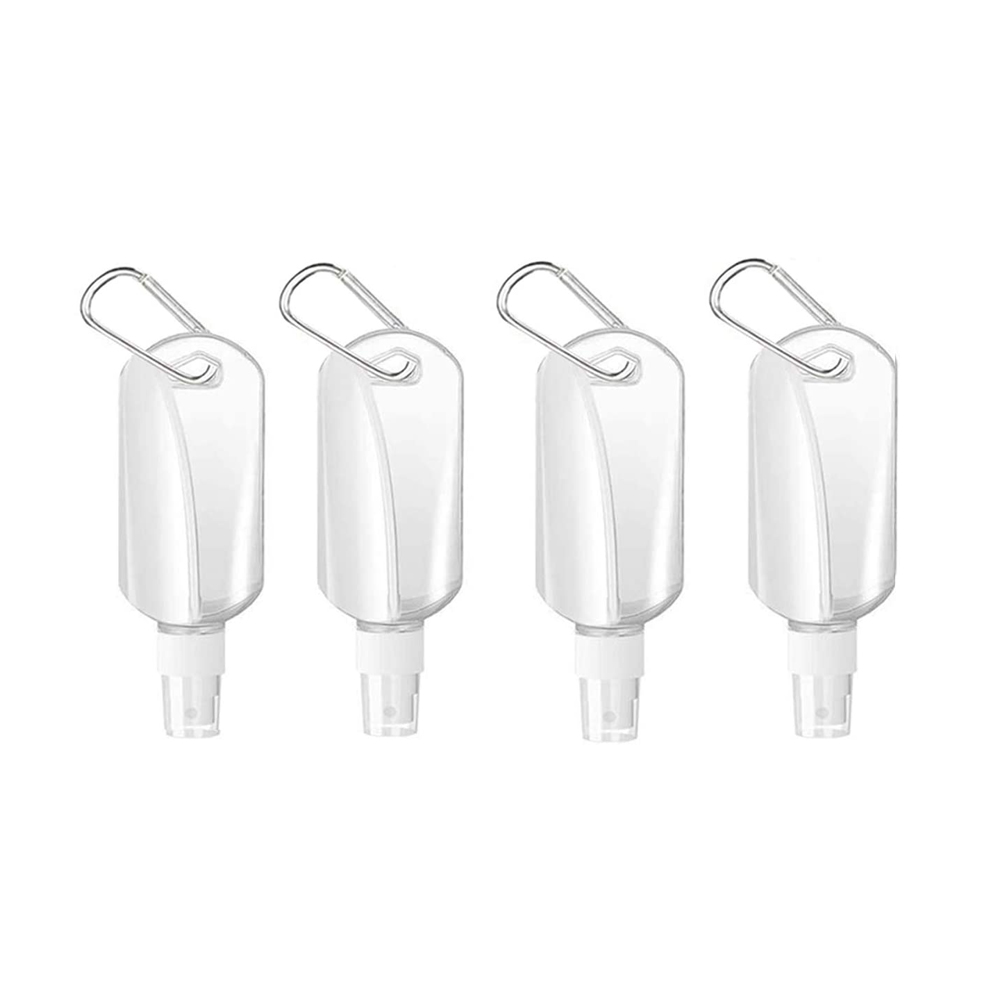 [Hàng mới về] Chai Nhựa Rỗng 50ml Thiết Kế Móc Khóa Tiện Dụng Khi Đi Du Lịch