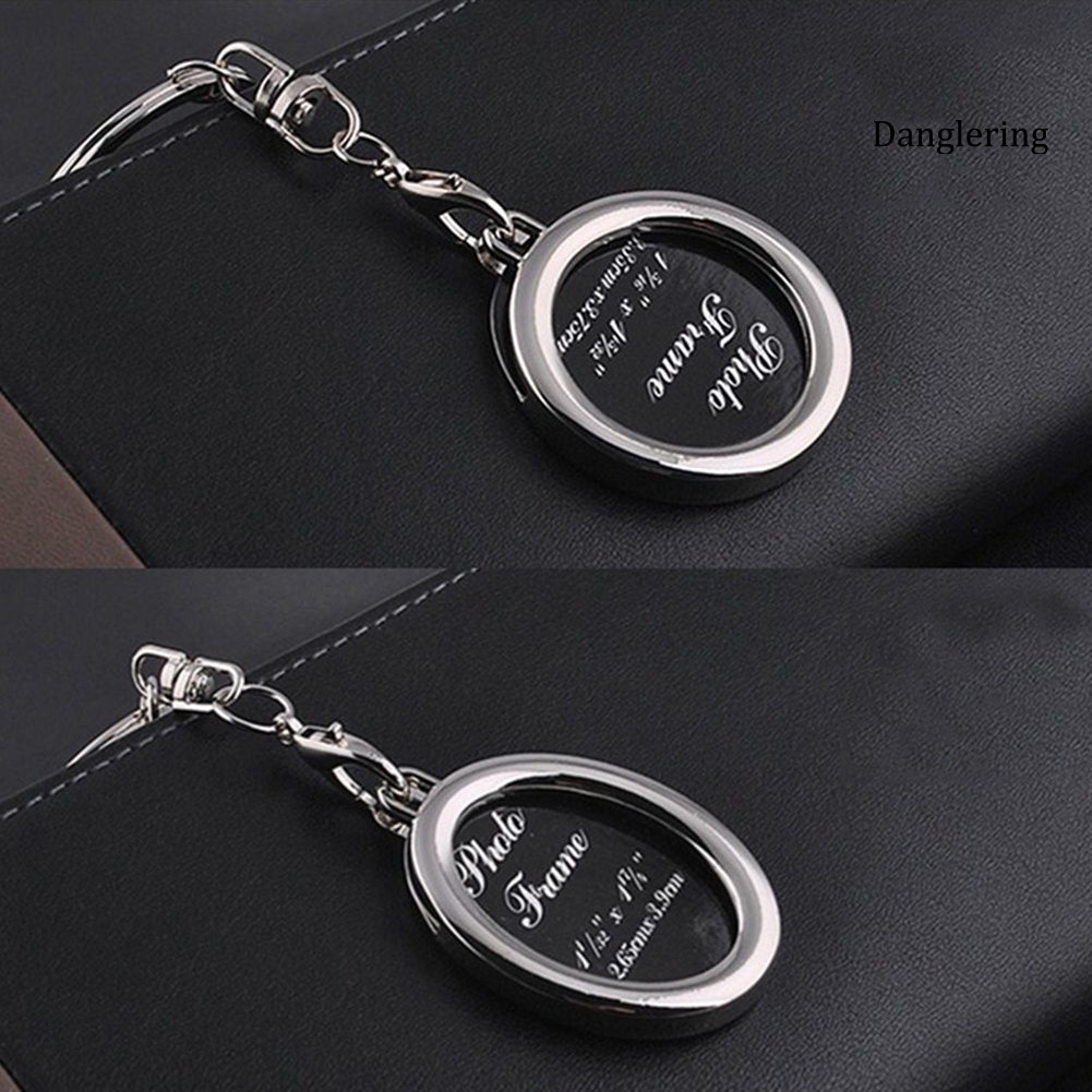 Móc chìa khóa mặt hình khung ảnh độc đáo chất liệu kim loại