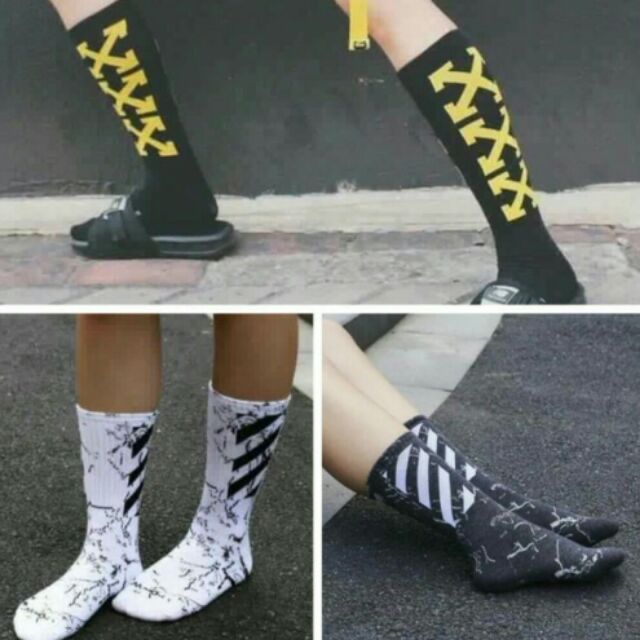 Tất off-white