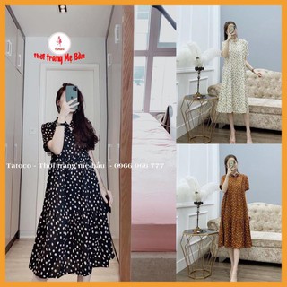 Váy bầu đẹp 2020 new 3 màu max xinh (hình thật + hàng loại 1 )