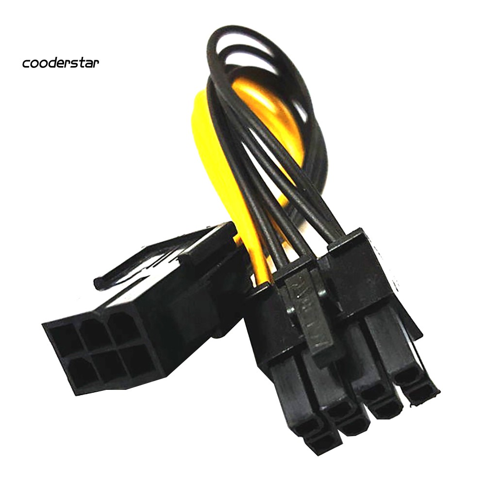 Dây Cáp Nối Dài 6-pin Sang 8-pin Pci-E Cho Card Đồ Họa
