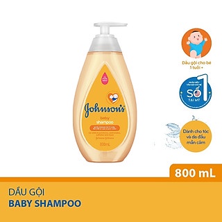 Dầu gội dịu nhẹ cho bé Johnson's baby shampoo 800ml