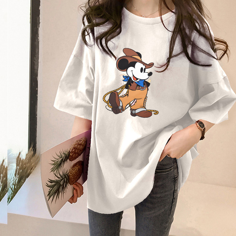 NRVP Áo thun nữ cổ tròn ngắn tay thời trang hè 2021