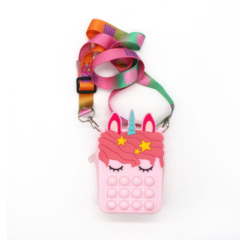 Đồ Chơi Bóp Bong Bóng Mini Giảm Căng Thẳng Có Ví Đựng Tiền Xu Dễ Thương Cho Trẻ Em Và Người Lớn