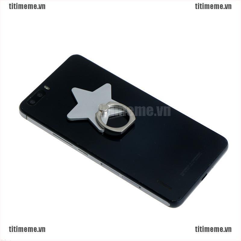 TITI five-pointed star shaped mobile phone ring bracket moblie phone holder