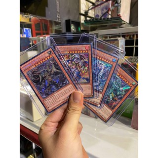 Lá bài thẻ bài Yugioh Combo 4 lá Mega Monarch - Secret Rare - Tặng bọc bài nhựa bảo quản