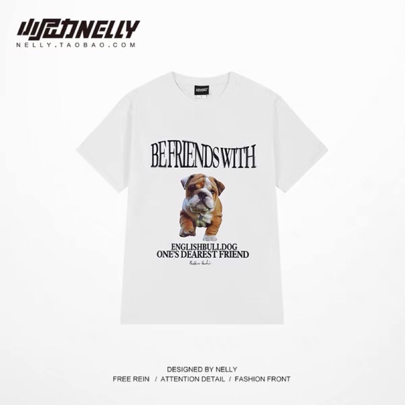 Áo phông nelly heybig sale (có sẵn) be friends with