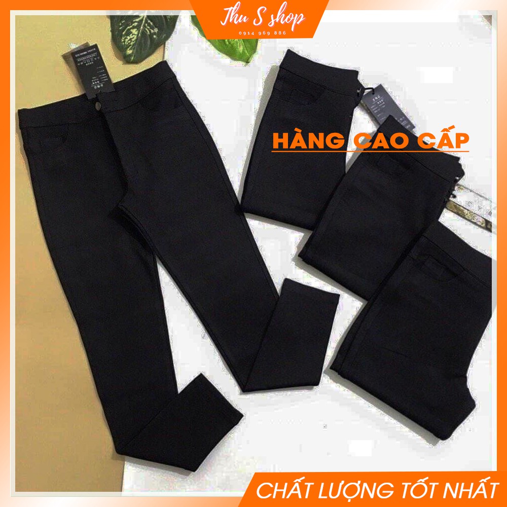 [Hàng đẹp] Quần Legging cạp khóa thật chất dày dặn, tôn dáng, có size lớn đến 75kg Q2B02