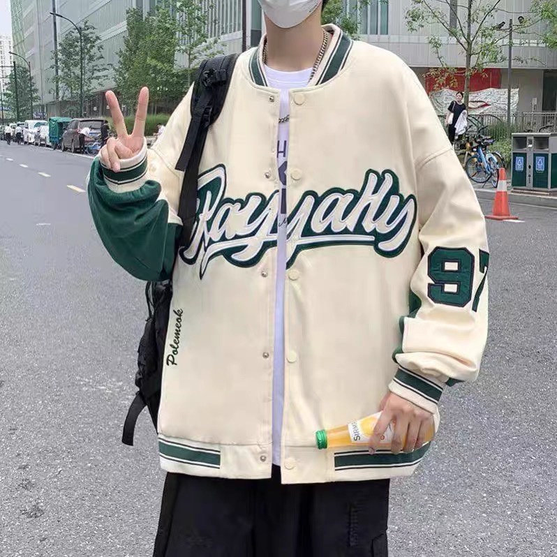 Áo khoác bomber áo bomber dáng vasity nam nữ royalty chất vải nỉ gió 2 lớp unisex MB016