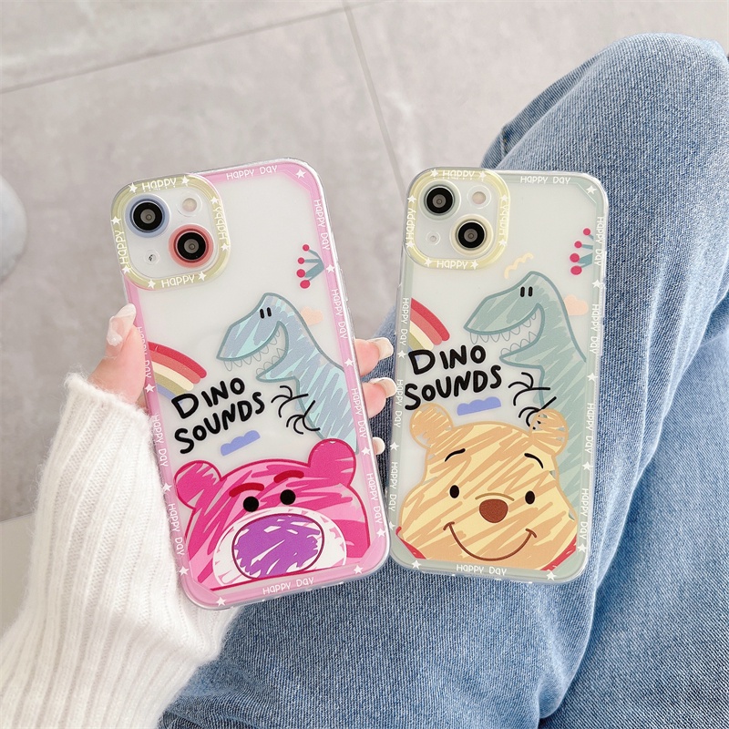 Ốp Điện Thoại Mềm In Hoạt Hình Winnie The Pooh Cho iPhone 14 Plus Pro Max 13 12 11 Pro Max X XR XS Max 8 7 Plus SE 2020